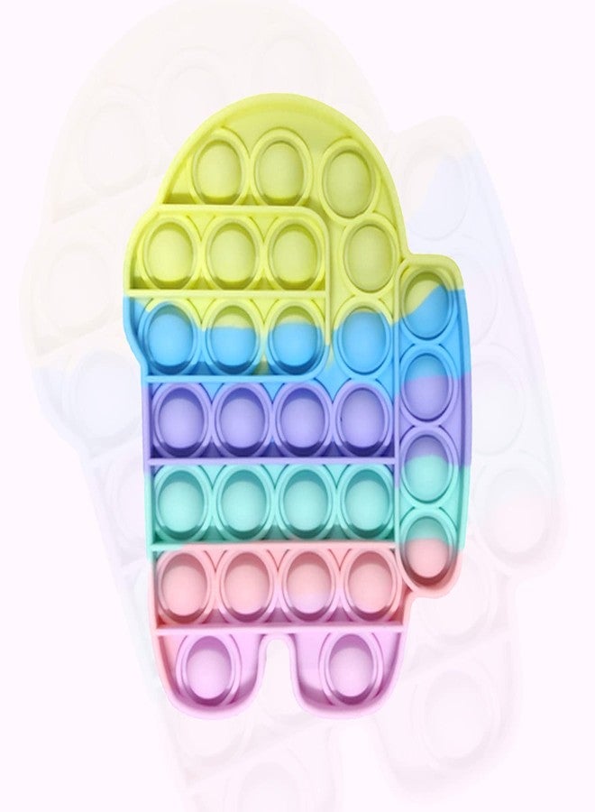 STOFFIER GARTEN Pop It Toy Pop It Fidget Toys Push Pop Sound Toy for Kids Silicone Sensory BPA Free Stress Relief Learning and Educational Toy for Kids Toddlers - Image 4